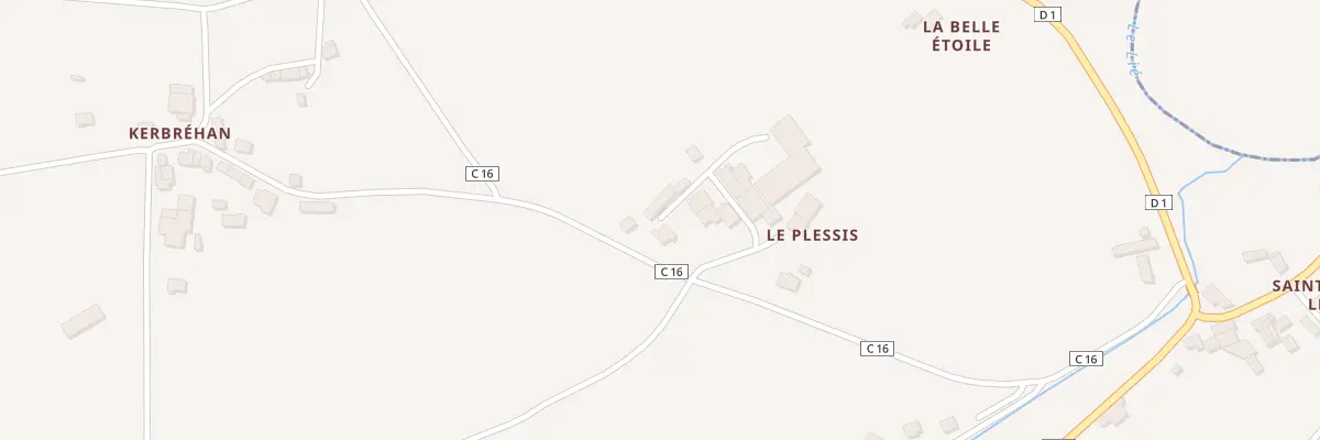 Plan du 5104 Le Plessis à La Prénessaye