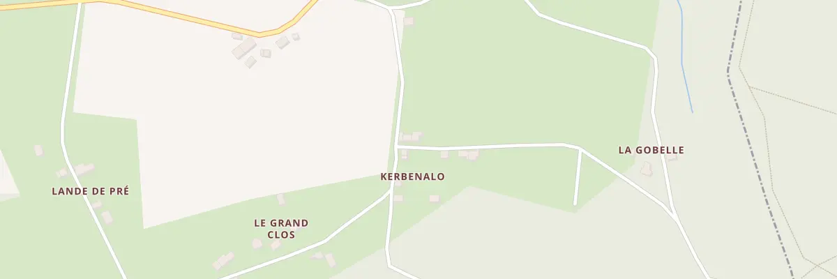 Plan du 5402 Kerbenalo à Plumelec