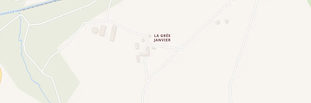 Plan du 5061 La Grée Janvier à Billio