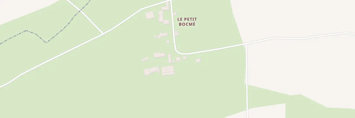 Plan du 5020 Le Petit Bocme à Saint-Étienne-du-Gué-de-l’Isle