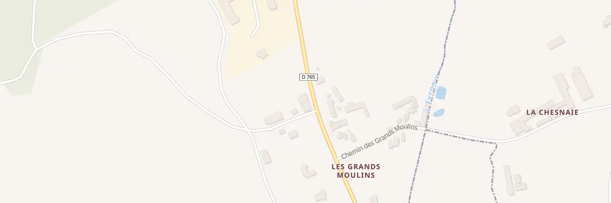 Plan du 5020 Les Grands Moulins à Hénon