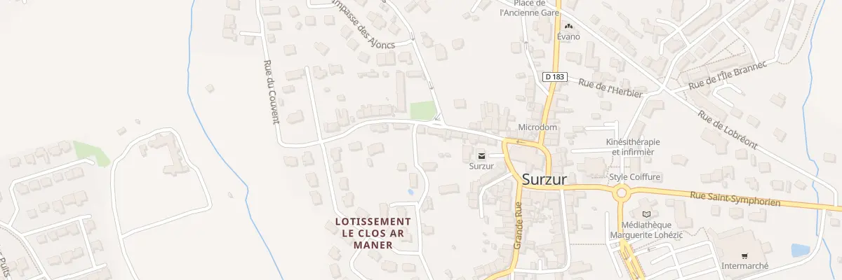 Plan du 19 Rue Jean Monnet à Surzur