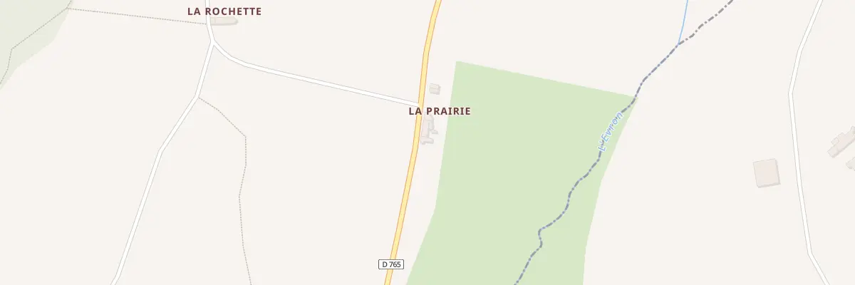 Plan du 3 La Prairie à Hénon
