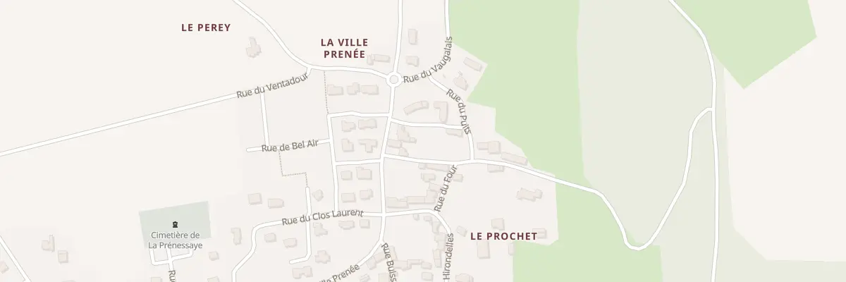 Plan du 2 Rue des Mésanges à La Prénessaye