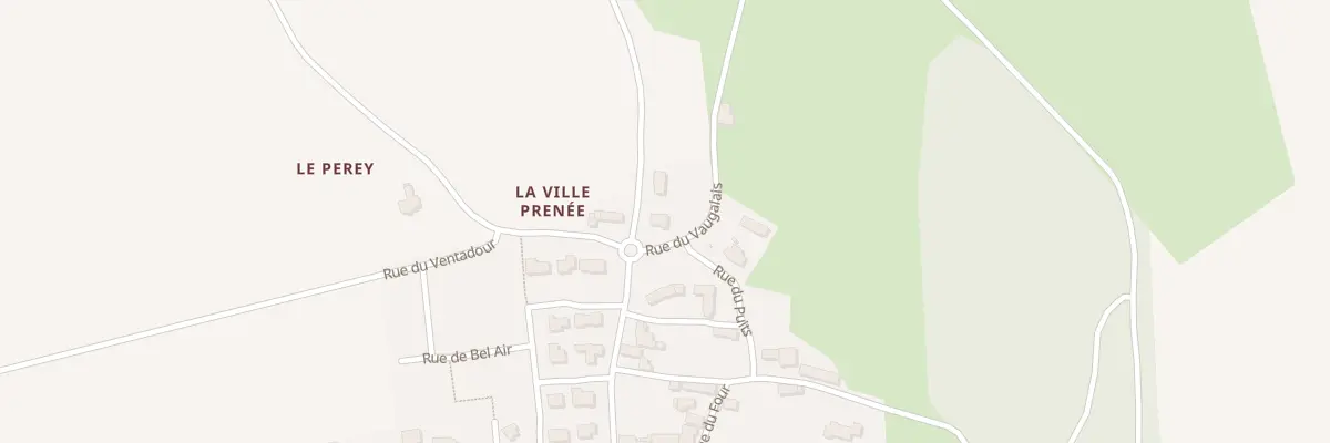 Plan du 5170 La Ville Prenee à La Prénessaye