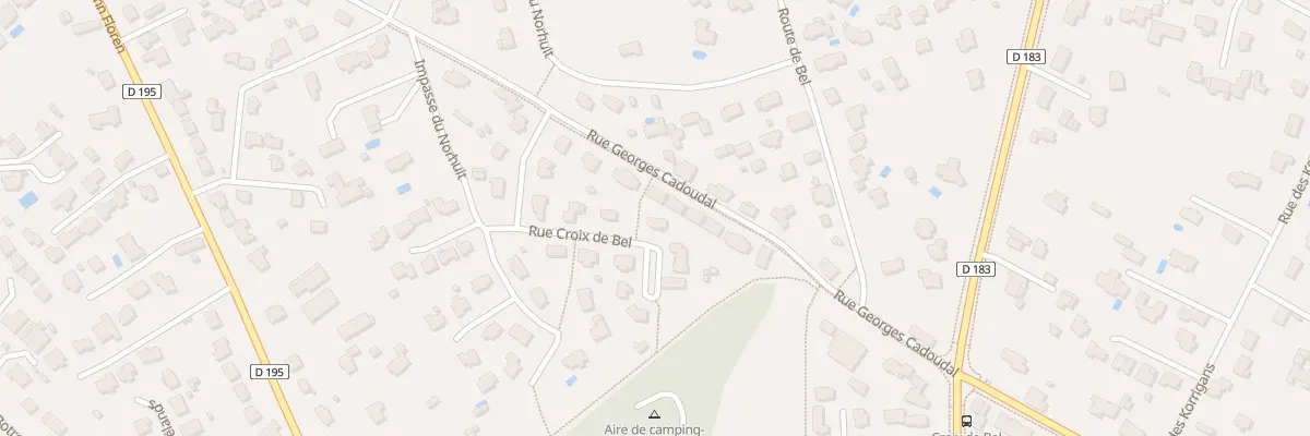 Plan du 11 Rue Croix de Bel à Surzur