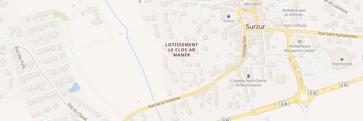 Plan du 7 Lot Le Clos Ar Maner à Surzur