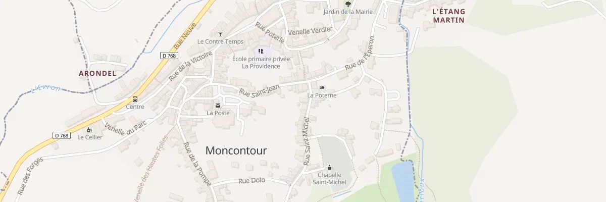 Plan du 6 Rue Saint Michel à Moncontour