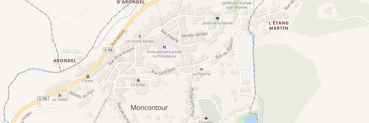 Plan du 15 Rue St Jean à Moncontour
