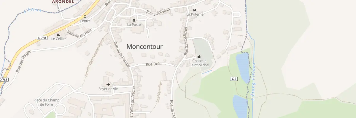 Plan du 36 Rue St Michel à Moncontour