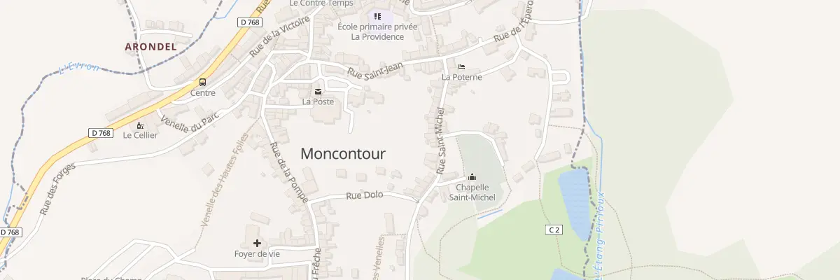 Plan du 24 Rue St Michel à Moncontour
