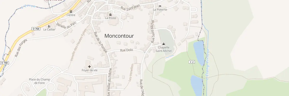 Plan du 38 Rue Saint Michel à Moncontour