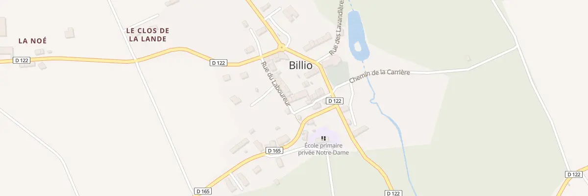 Plan du 3 Pl du Fournil à Billio