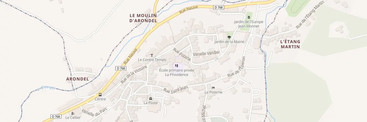 Plan du 6B Rue de la Poterie à Moncontour