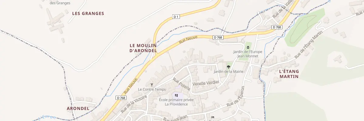 Plan du 8 Rue du Temple à Moncontour