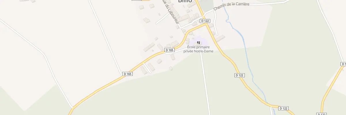 Plan du 2 Rue des Ecoliers à Billio