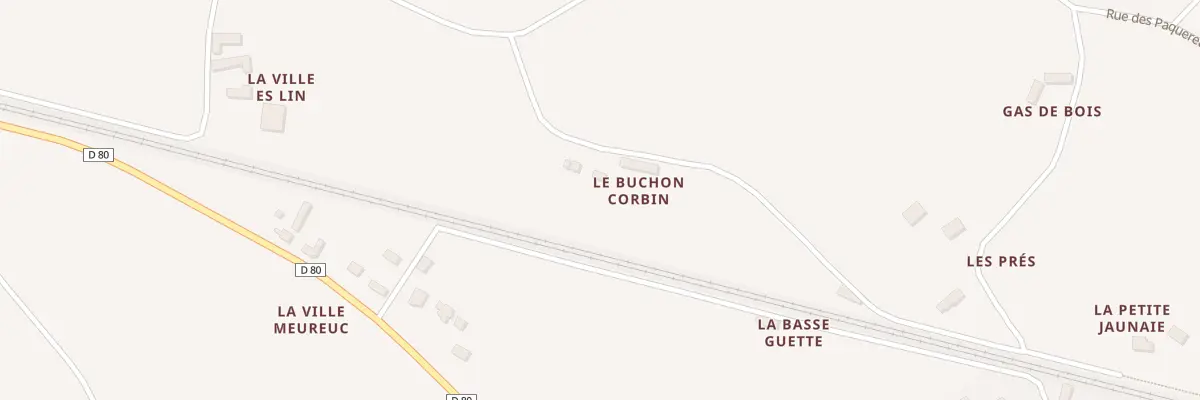 Plan du 4 Buchon Corbin à Pommeret
