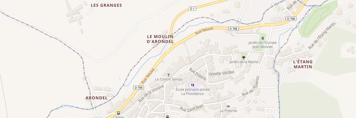 Plan du 6 Pl de Penthievre à Moncontour