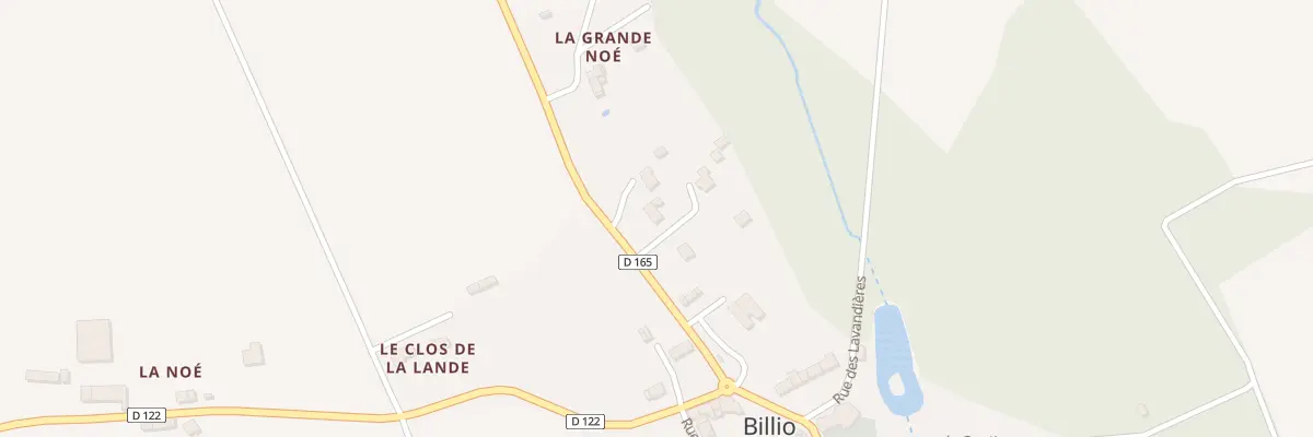 Plan du 6 Rue du Sabotier à Billio