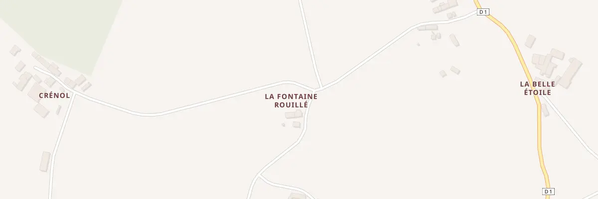 Plan du 14 La Fontaine Rouillée au Mené