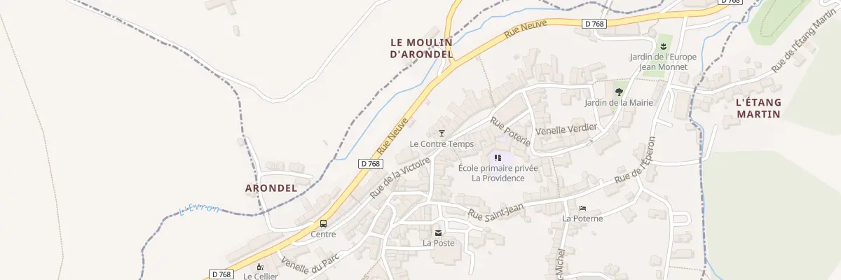Plan du 2 Rue de la Victoire à Moncontour