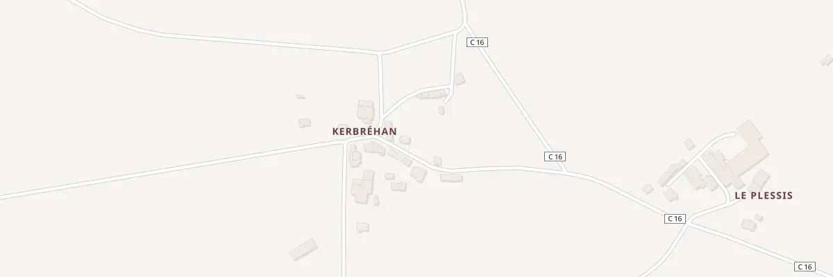 Plan du 5113 Kerbréhan à La Prénessaye