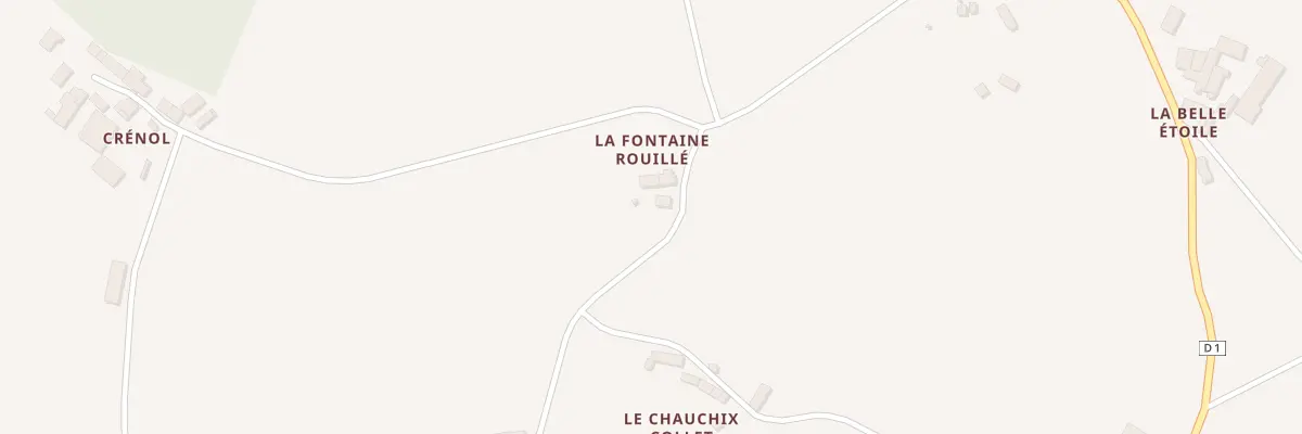 Plan du 16 La Fontaine Rouillée au Mené