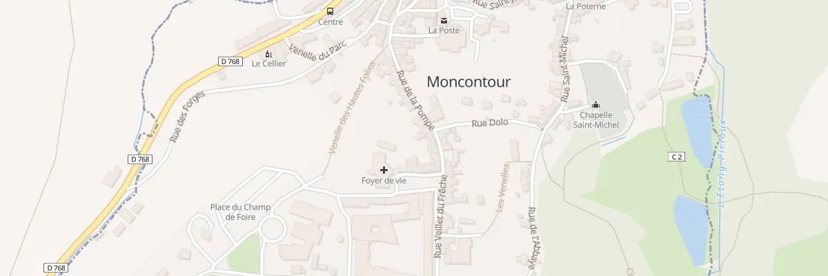 Plan du 32 Rue de la Pompe à Moncontour