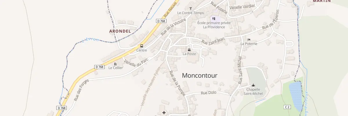Plan du 4 Rue de la Hors Voie à Moncontour