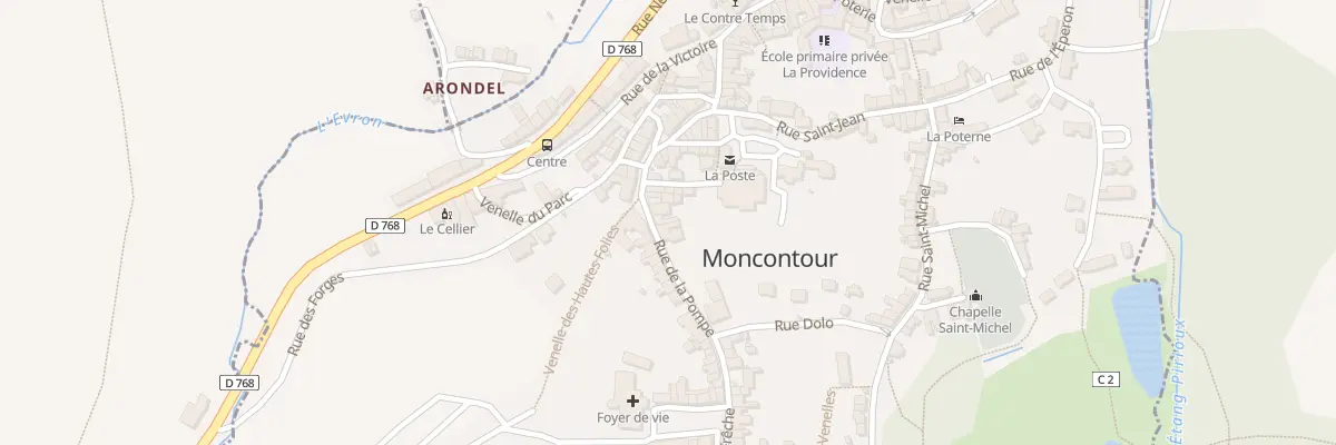 Plan du 15 Rue de la Pompe à Moncontour