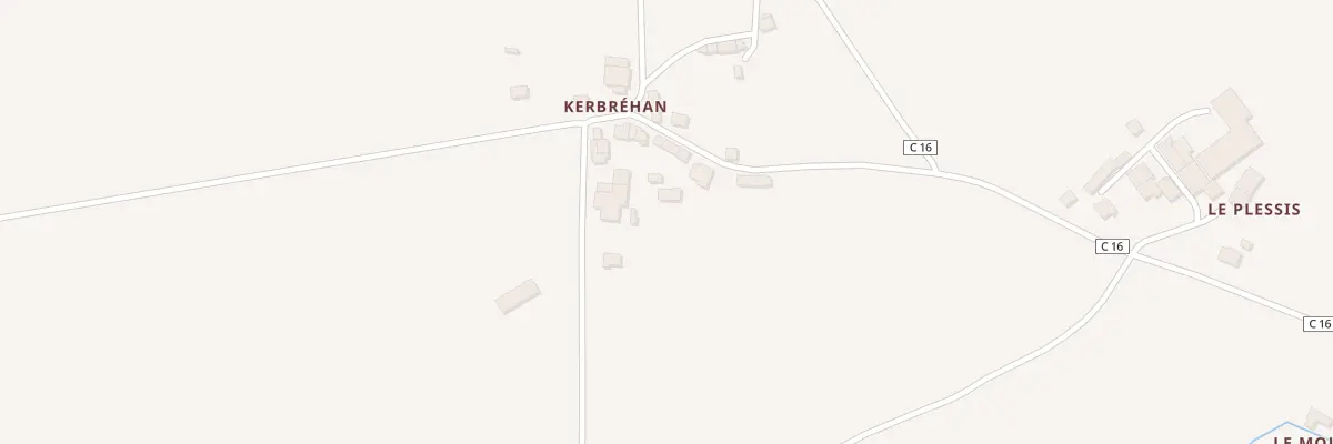 Plan du 5109 Kerbréhan à La Prénessaye