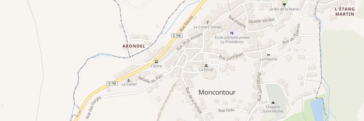 Plan du 4 Rue de la Pompe à Moncontour