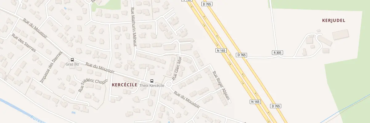 Plan du 14 Rue Per Jakez Helias à Theix-Noyalo