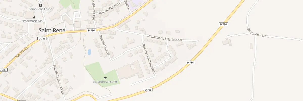 Plan du 1 Rue des Châtaigniers à Hillion