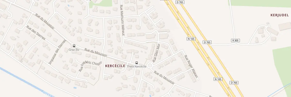 Plan du 12 Rue Per Jakez Helias à Theix-Noyalo