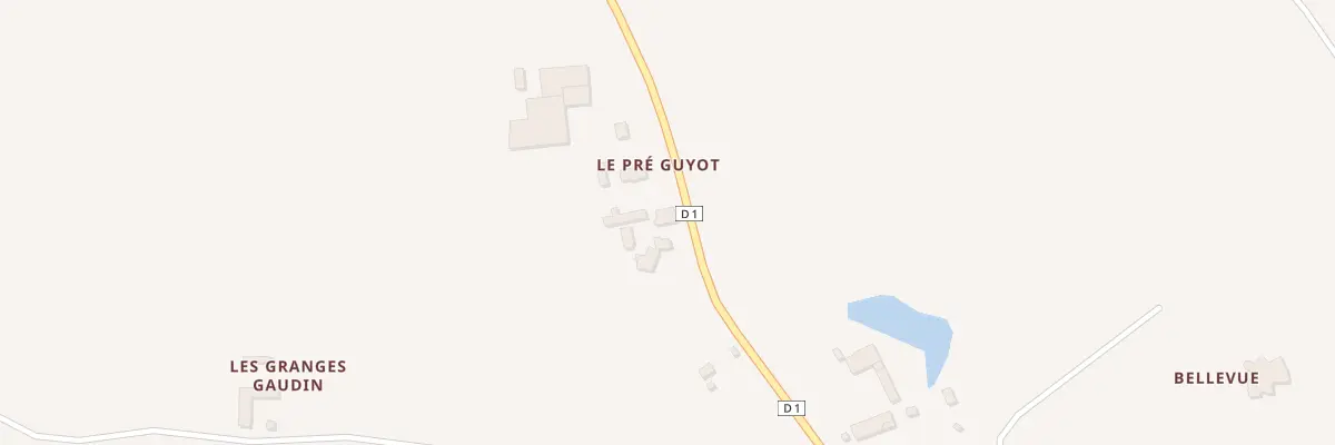 Plan du 8 Le Pre Guyot à Hénon