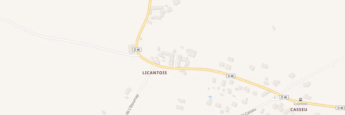 Plan du 27 Hameau de Licantois à Hillion