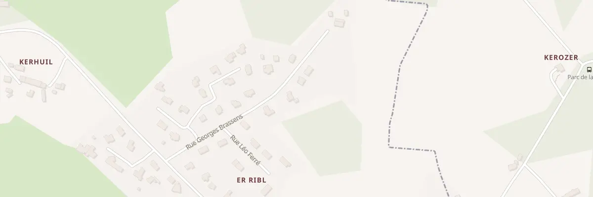 Plan du 6 Rue Georges Brassens à Saint-Nolff