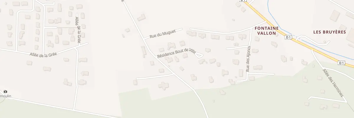 Plan du 2 Bout de Ville à Plumelec
