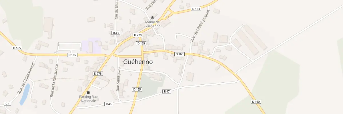 Plan du 6 Rue St Pierre à Guéhenno