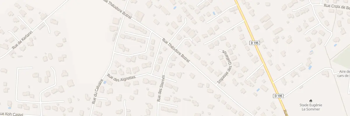 Plan du 1 Rue des Sternes à Surzur
