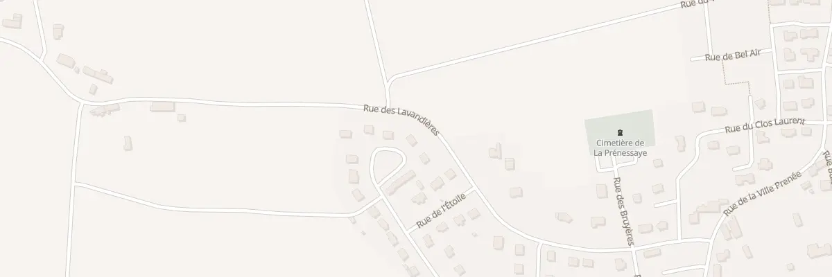 Plan du 20 Rue des Roseaux à La Prénessaye