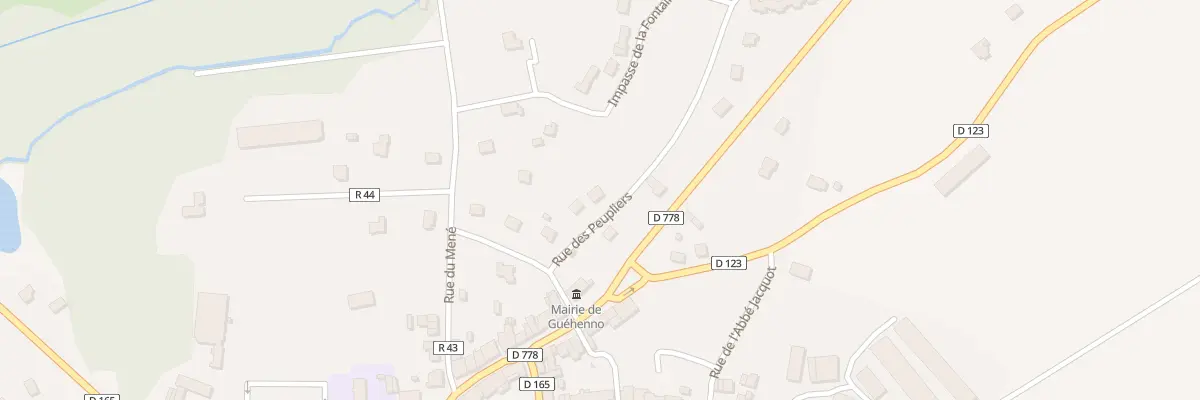 Plan du 3 Rue des Peupliers à Guéhenno