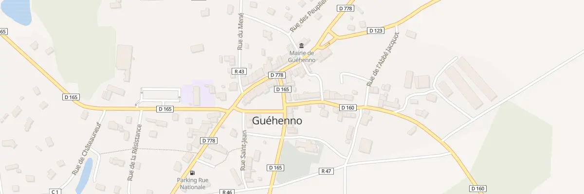 Plan du 5 Rue de l’Eglise à Guéhenno