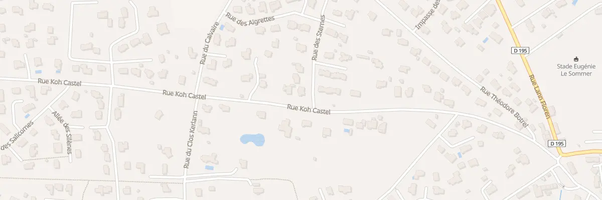 Plan du 18 Rue Koh Castel à Surzur