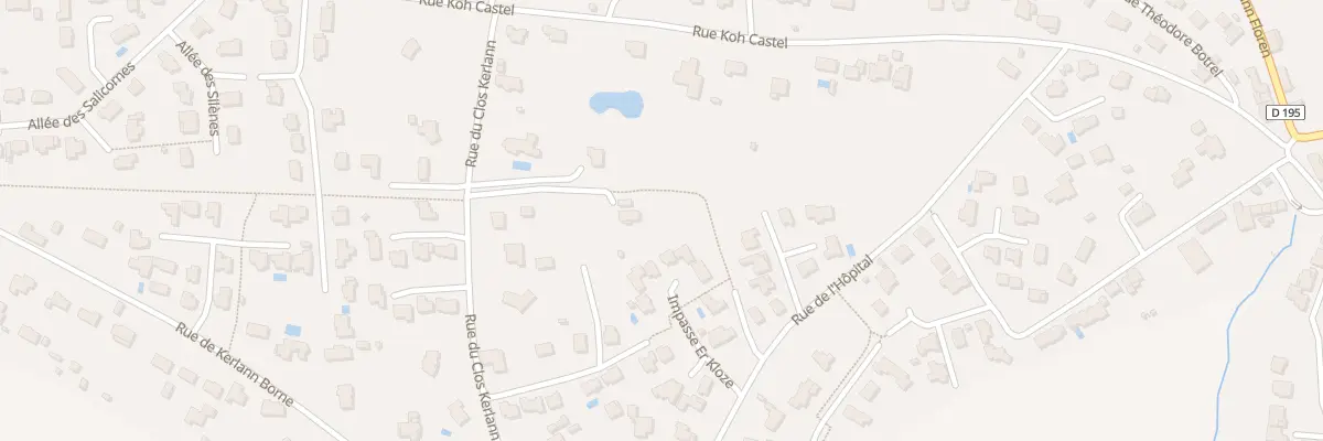Plan du 5281 Imp du Clos Kerlann à Surzur
