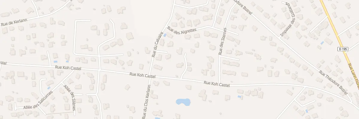 Plan du 28 Rue Koh Castel à Surzur
