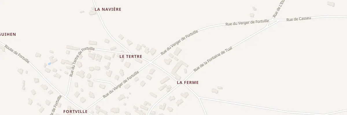 Plan du 15 Rue de la Fontaine de Tual à Hillion