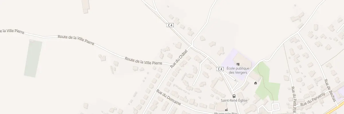 Plan du 4 Rue du Châtel à Hillion