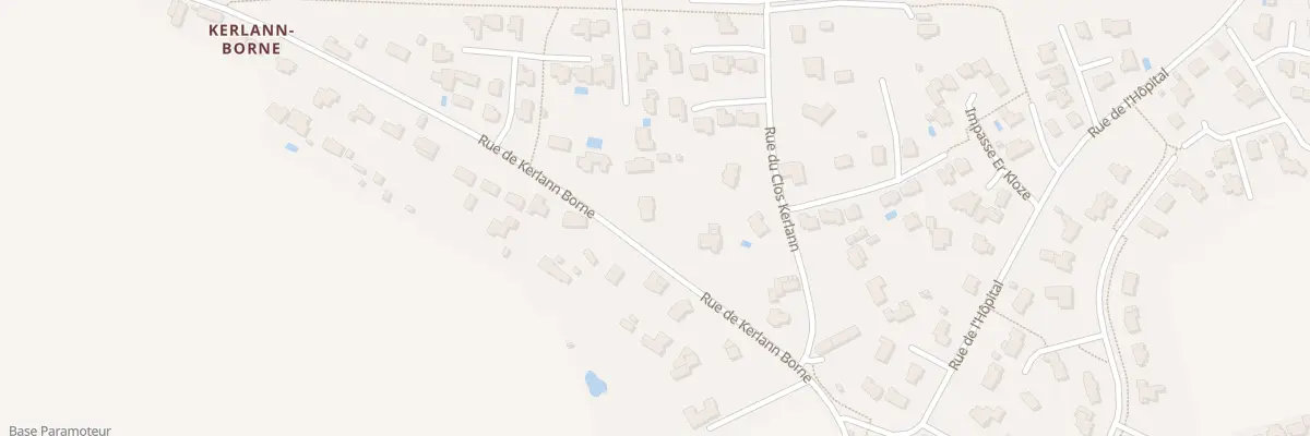 Plan du 5921 Rue de Kerlann Born à Surzur